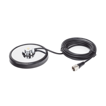 Montaje magnético 1240, para antenas de 3/4\" (Nmo), 5 m de cable RG-58A/U, conector UHF (PL-259) macho, diámetro de 5\".