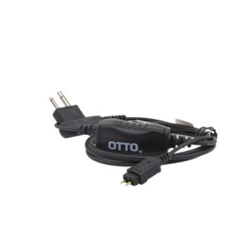 Micrófono de 1 cable serie LOC OTTO E1-1W2MG131, para Motorola EP350, 450, 450S, MAGONE, MOTOTRBO: DEP450, XPR3000, CP200D. Hytera TC500, 600.