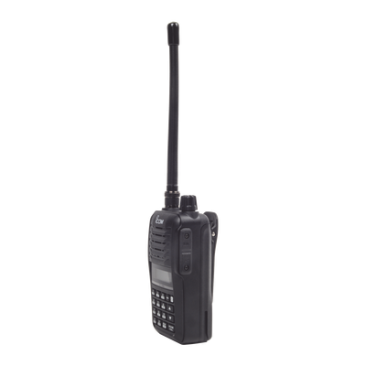 Radio portátil ICOM IC-V86,  VHF en banda Amateur, con 7 W de potencia de salida de RF, programable en campo.