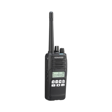 Radio portátil KENWOOD NX-1300-AK5, UHF 400-470 MHz, Analógico, 5 Watts, 260 canales, 9 teclas, GPS, IP55, MIL-STD-810. Incluye antena, batería, cargador y clip.