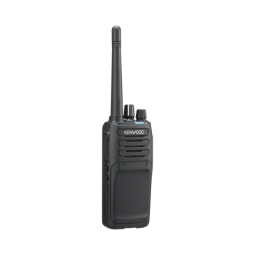 Radio portátil KENWOOD NX-1300-AK, UHF 450-520 MHz, Analógico, 5 Watts, 64 canales, GPS, IP55, MIL-STD-810. Incluye antena, batería, cargador y clip.