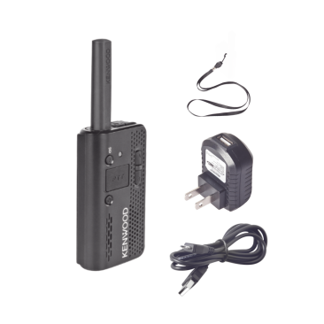 Radio Portátil Kenwood PKT-03, UHF 440-480 MHz, 1.5 W, 4 canales preconfigurados y reprogramables. Incluye Antena/Batería/Cargador//Banda.